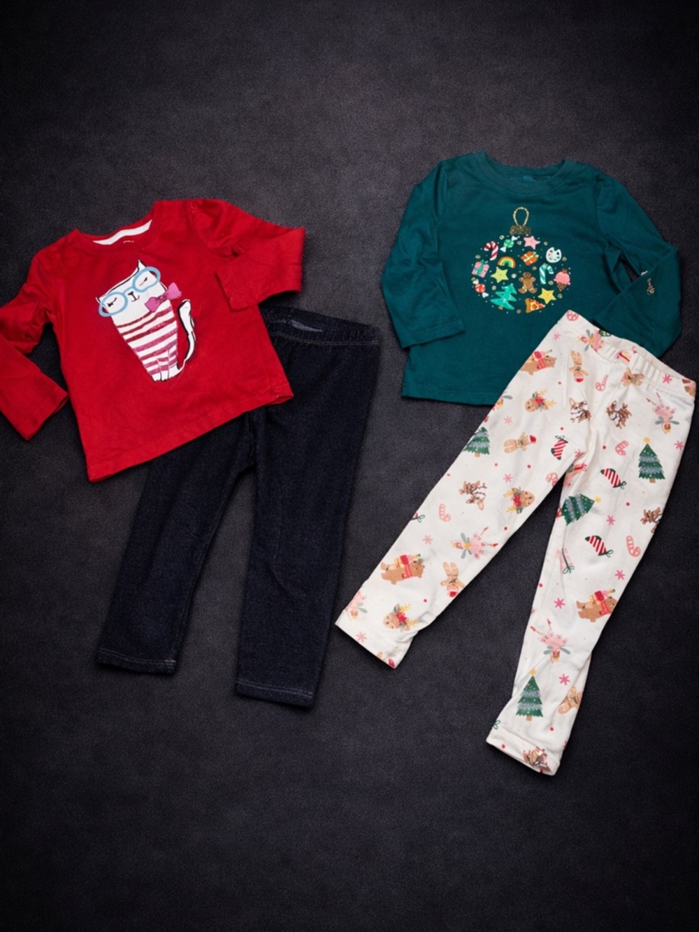 Disney Baby Carter’s Cat & Jack 24M 2T Toddler Girl 4pc Outfit Bundle